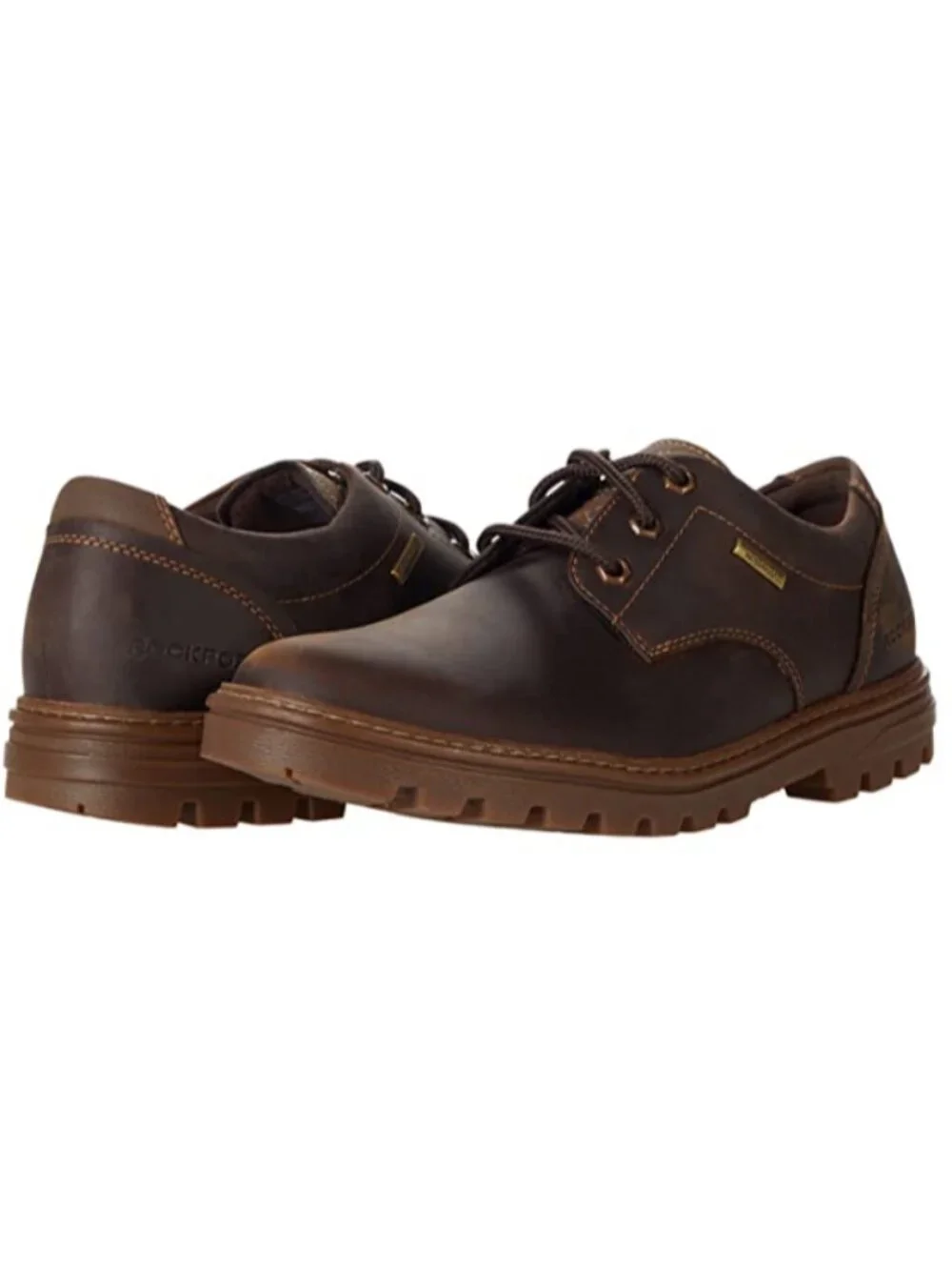 Rockport Men's Weather or Not Plain Toe Oxford Water-Resistance Shoes Tan 7 M